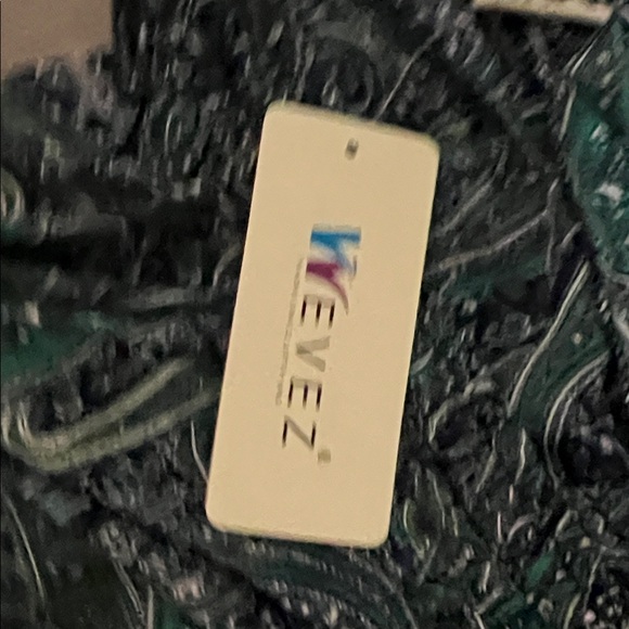 Boho Paisley Print Green and Blue pants - Picture 6 of 9